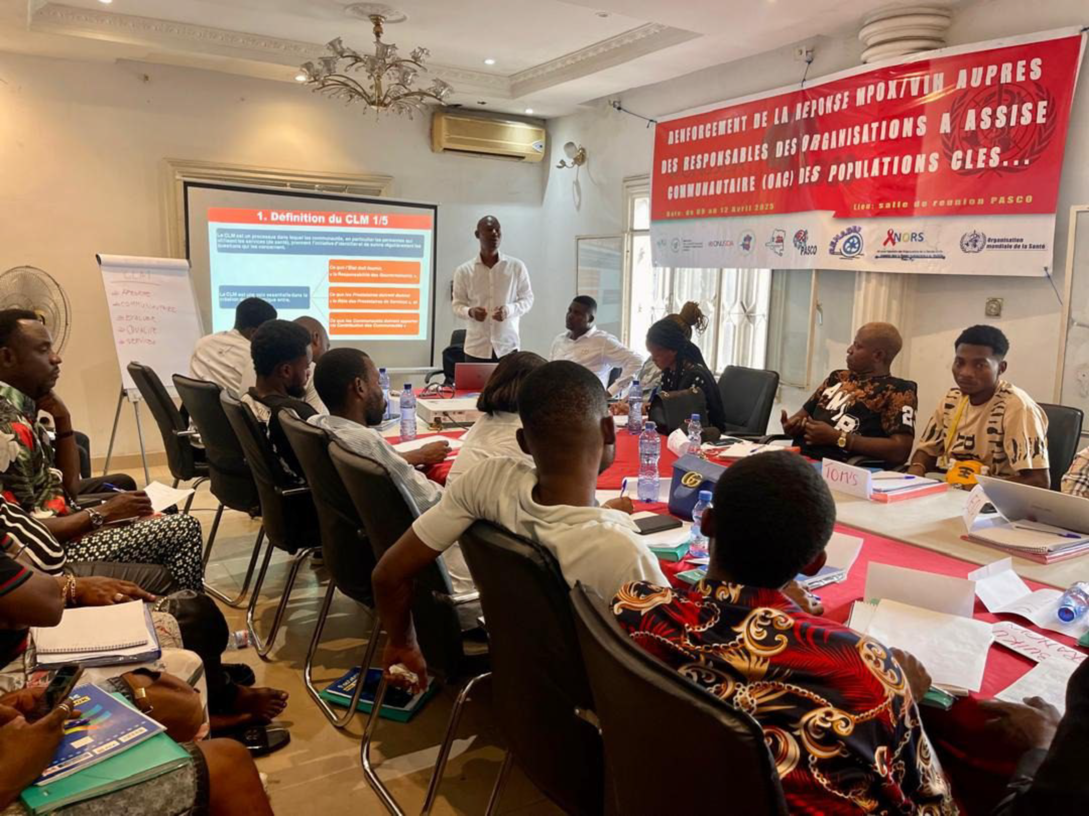 Projet d’urgence Mpox/VIH : La DPS/Kinshasa lance une série de formations pour responsables d’OAC des populations clés